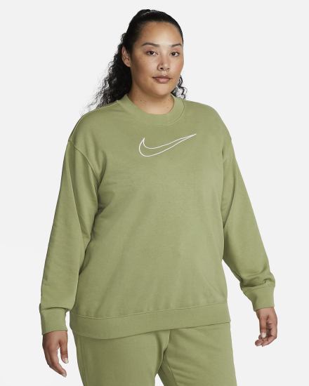 Nike Dri-FIT Get Fit Graficke Crewneck Ženske Dukserice Bijele | HR-87095DKWC