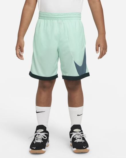 Nike Dri-FIT Kids Basketball Za Dječake Kratke Hlače Menta Crne Sive Zelene | HR-56793EJRK