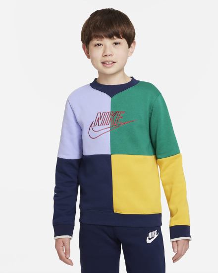 Nike Dri-FIT Kids Long-Sleeve Training Top Za Dječake Košulje Tamnoplave Crvene | HR-02541CMXU