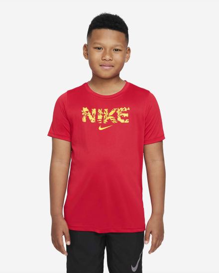 Nike Dri-FIT Kids Training Za Dječake Majice Crvene | HR-26354MGLP