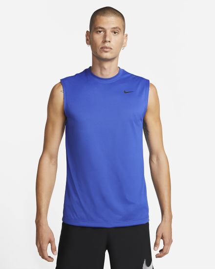 Nike Dri-FIT Legend Sleeveless Fitness Muške Majice Kraljevska Plava Crne | HR-12540FHZE