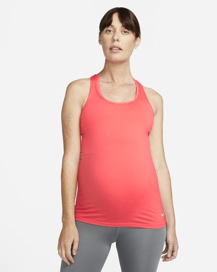 Nike Dri-FIT (M) (Maternity) Ženske Majica Bez Rukava Bijele | HR-49680JPCH