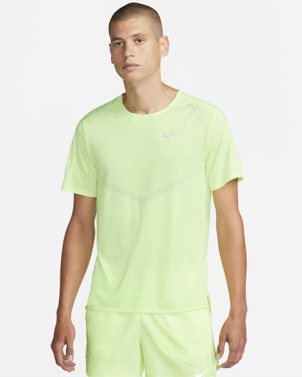 Nike Dri-FIT Rise 365 Short-Sleeve Muške Majice Zelene | HR-71259BOGQ