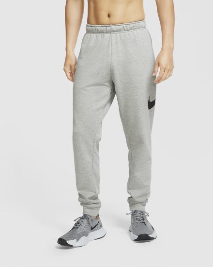 Nike Dri-FIT Tapered Training Muške Hlače Tamno Sive Crne | HR-01428OMPF