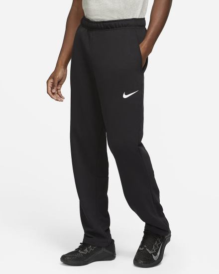 Nike Dri-FIT Training Muške Hlače Crne Bijele | HR-36451ZSIQ