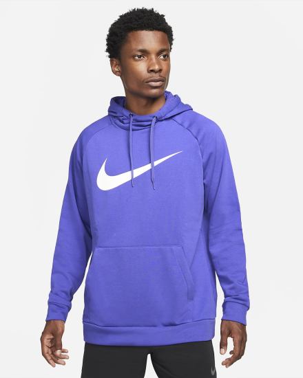 Nike Dri-FIT Training Muške Majica S Kapuljačom Bijele | HR-20457AYTW