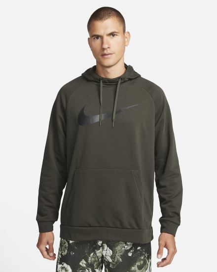 Nike Dri-FIT Training Muške Majica S Kapuljačom Crne | HR-54268NDAL