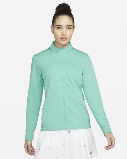 Nike Dri-FIT UV Victory Full-Zip Golf Top Ženske Jakne Tirkizne Bijele | HR-45683PMET