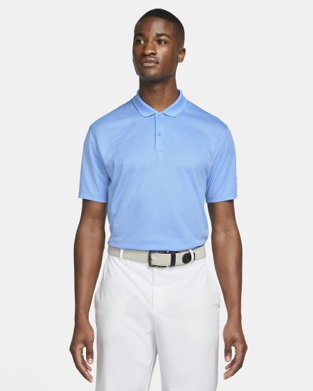 Nike Dri-FIT Victory Golf Muške Polo Majice Plave Bijele | HR-36587TGOA