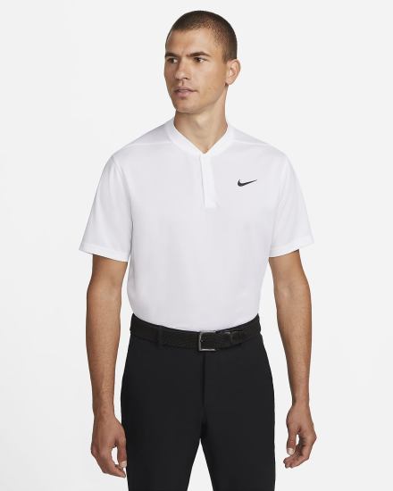 Nike Dri-FIT Victory Golf Muške Polo Majice Bijele Crne | HR-43218ZKHV