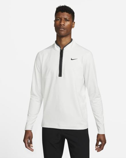 Nike Dri-FIT Victory Half-Zip Golf Top Muške Pulover Tamno Sive Crne | HR-78546NUJI