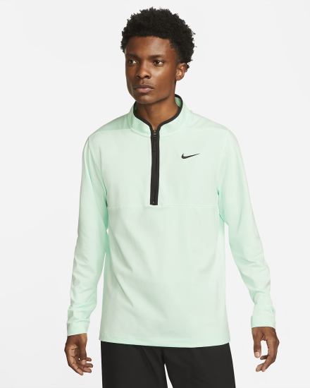 Nike Dri-FIT Victory Half-Zip Golf Top Muške Pulover Menta Crne | HR-89027FQRG