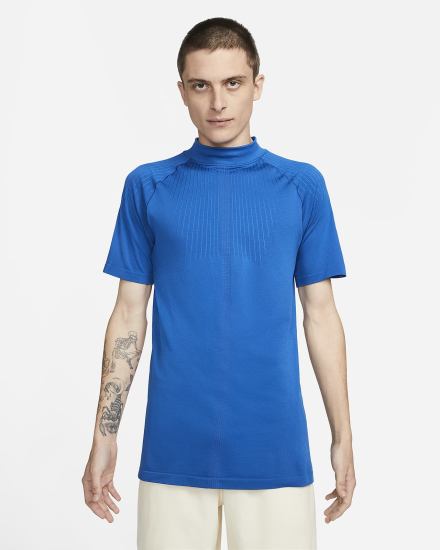 Nike Dri-FIT x MMW Short-Sleeve Top Muške Majice Plave | HR-82903QMVF