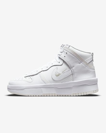 Nike Dunk High Up Ženske Tenisiće Bijele Crne Bijele | HR-82376KHEZ