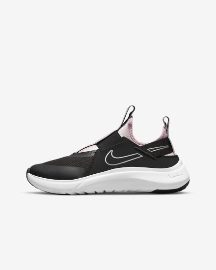 Nike Flex Plus Kids Road Za Djevojčice Tenisiće Crne Roze Metalne Srebrne | HR-63572RKWT