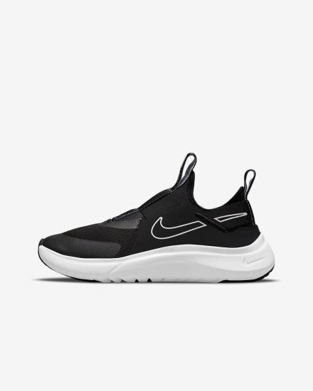 Nike Flex Plus Kids Road Za Dječake Tenisiće Crne Bijele | HR-47086NLOV