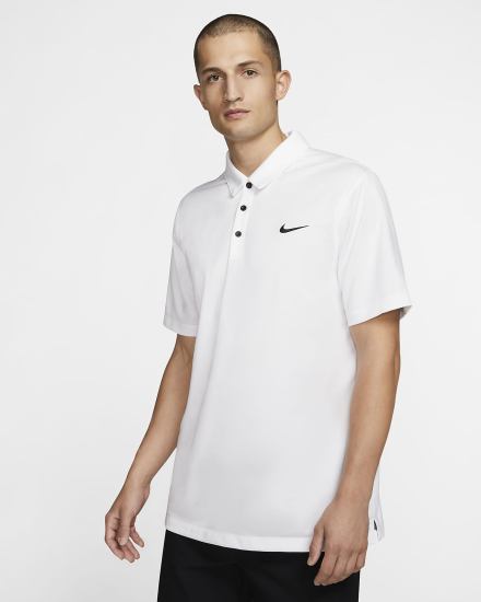 Nike Football Muške Polo Majice Bijele Crne | HR-03541FAUV