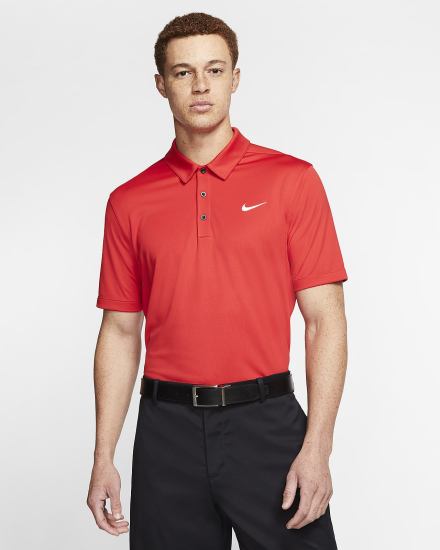 Nike Football Muške Polo Majice Crvene Crne Bijele | HR-58917VMPG