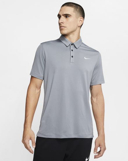 Nike Football Muške Polo Majice Sive Crne Bijele | HR-50724QXCH