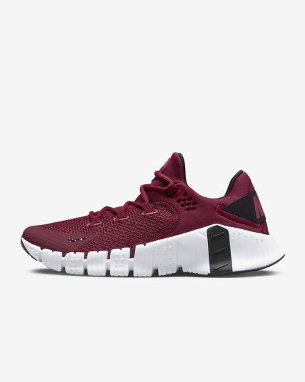 Nike Free Metcon 4 Muške Cipele Za Trening Bordo Crne Bijele | HR-15469UXMC