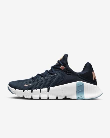 Nike Free Metcon 4 Ženske Cipele Za Trening Tamnoplave Obsidijanske Narančaste | HR-14609YAZE