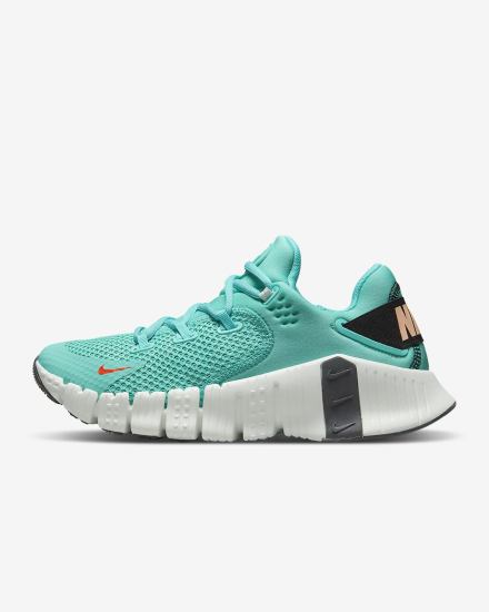 Nike Free Metcon 4 Ženske Cipele Za Trening Tirkizne Crne Zelene Narančaste | HR-28675OFHA