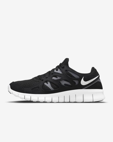 Nike Free Run 2 Ženske Tenisiće Crne Tamno Sive Bijele | HR-49236SRNO