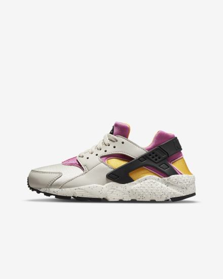 Nike Huarache Run Kids Za Djevojčice Tenisiće Svijetlo Bež Zlatne Crne Roze | HR-32406RTMP