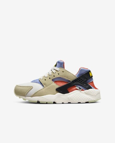 Nike Huarache Run Kids Za Dječake Tenisiće Limun Svijetlo Plave | HR-36975OQZJ