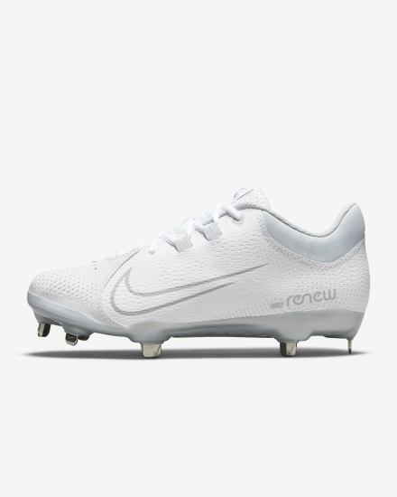 Nike Hyperdiamond 4 Pro Ženske Kopačke Za Softball Bijele Platine Sive | HR-28376ZRMP