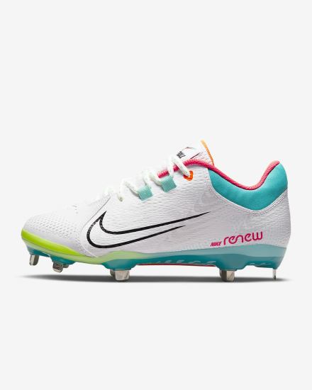 Nike Hyperdiamond 4 Pro Ženske Kopačke Za Softball Bijele Zelene Crne | HR-75890PZFG