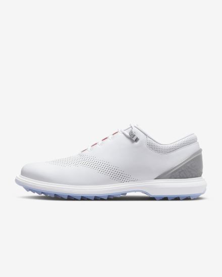 Nike Jordan ADG 4 Muške Cipele Za Golf Bijele Platine Crvene Crne | HR-31986XOQE