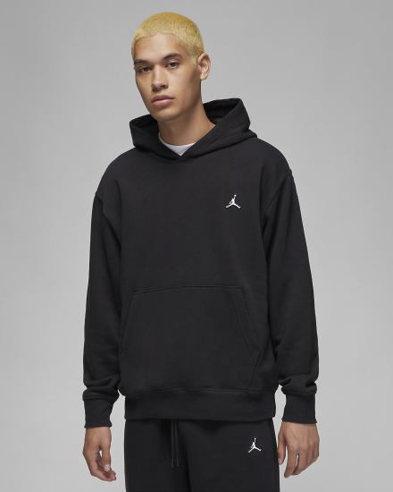 Nike Jordan Essential Fleece Muške Majica S Kapuljačom Crne Bijele | HR-53260CVGL