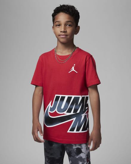 Nike Jordan Kids MVP Jumpman Wrap Graficke Za Dječake Majice Crvene | HR-38240MEYP