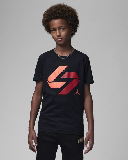 Nike Jordan Luka Nitro Tee Kids Za Dječake Majice Crne | HR-19528QNDV