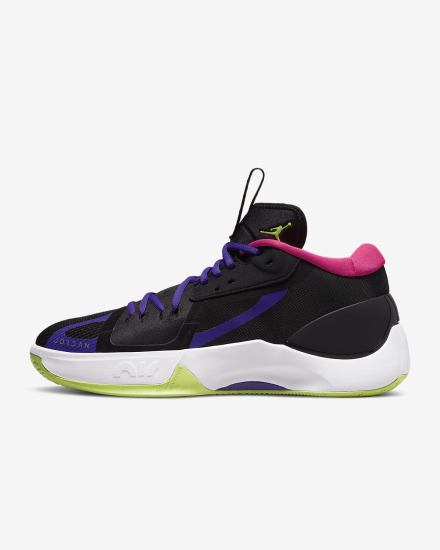 Nike Jordan Zoom Separate Muške Košarkaške Cipele Crne Ljubičaste Roze | HR-17386TRLB