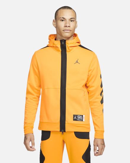 Nike Jordan x Zion Full-Zip Top Muške Jakne Crne Narančaste | HR-57231IJLF