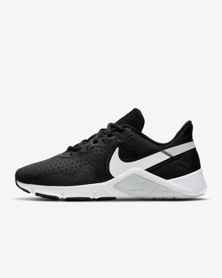 Nike Legend Essential 2 Ženske Cipele Za Trening Crne Platine Bijele | HR-23491WEFB