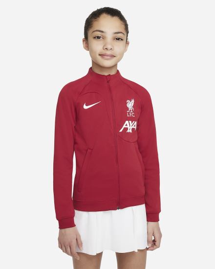 Nike Liverpool FC Academy Pro Kids Soccer Za Djevojčice Jakne Crvene Bijele | HR-51643RJYL