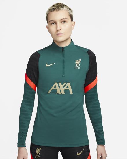 Nike Liverpool FC Strike Soccer Drill Top Ženske Dukserice Tirkizne Crvene Sive | HR-62458MAJO