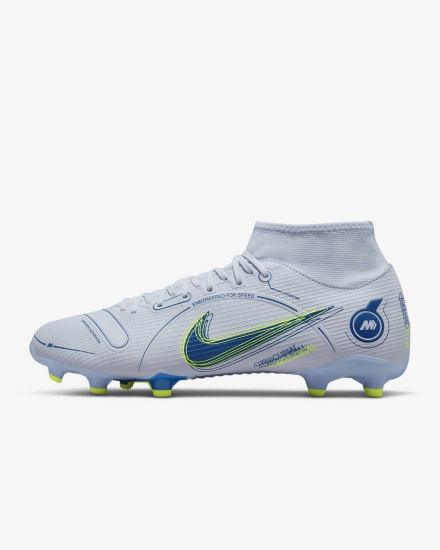 Nike Mercurial Superfly 8 Academy MG Multi-Ground Muške Nogometne Kocke Sive Svijetlo Plave Tamno Plave | HR-70518FMPO