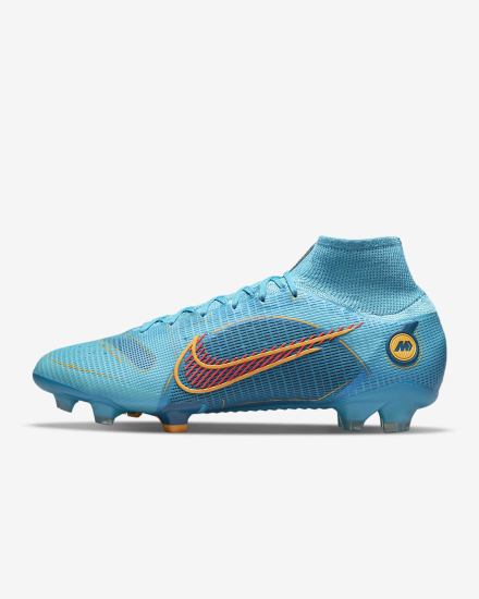 Nike Mercurial Superfly 8 Elite FG Firm-Ground Muške Nogometne Kocke Plave Narančaste | HR-38469PNBZ