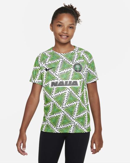 Nike Nigeria Academy Pro Kids Dri-FIT Pre-Match Soccer Top Za Dječake Majice Zelene Crne | HR-92531SUFI