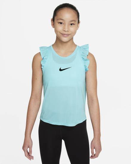 Nike One Kids Training (Extended Size) Za Djevojčice Majica Bez Rukava Crne | HR-24936ULMF