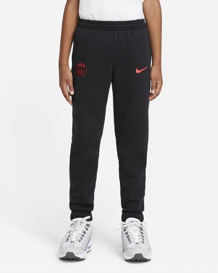 Nike Paris Saint-Germain Kids Fleece Soccer Za Djevojčice Hlače Crne Crvene | HR-34761YLCP