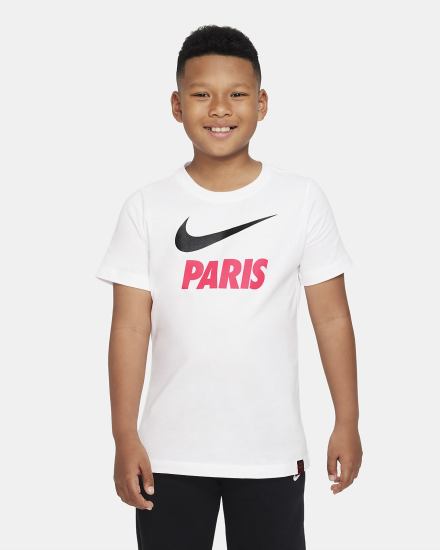 Nike Paris Saint-Germain Kids Soccer Za Dječake Majice Bijele Crvene | HR-49185UKLN