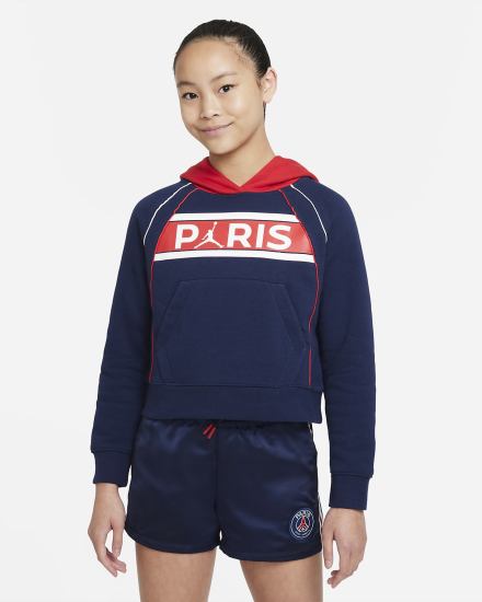 Nike Paris Saint-Germain Kids Za Djevojčice Majica S Kapuljačom Plave | HR-12384ADFU