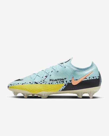 Nike Phantom GT2 Elite FG Firm-Ground Muške Nogometne Kocke Žute Crne | HR-15869OVTA