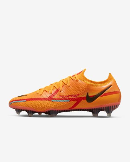 Nike Phantom GT2 Elite FG Firm-Ground Muške Nogometne Kocke Narančaste Svijetlo Crvene Crne | HR-32690LBZF