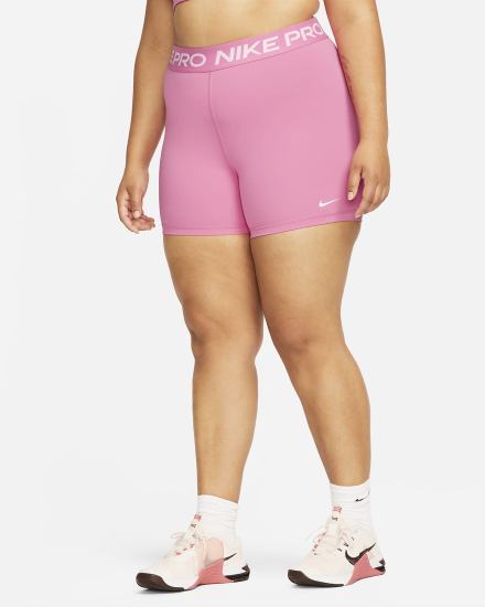 Nike Pro 365 5" (Plus Size) Ženske Kratke Hlače Bijele | HR-82916YMRH